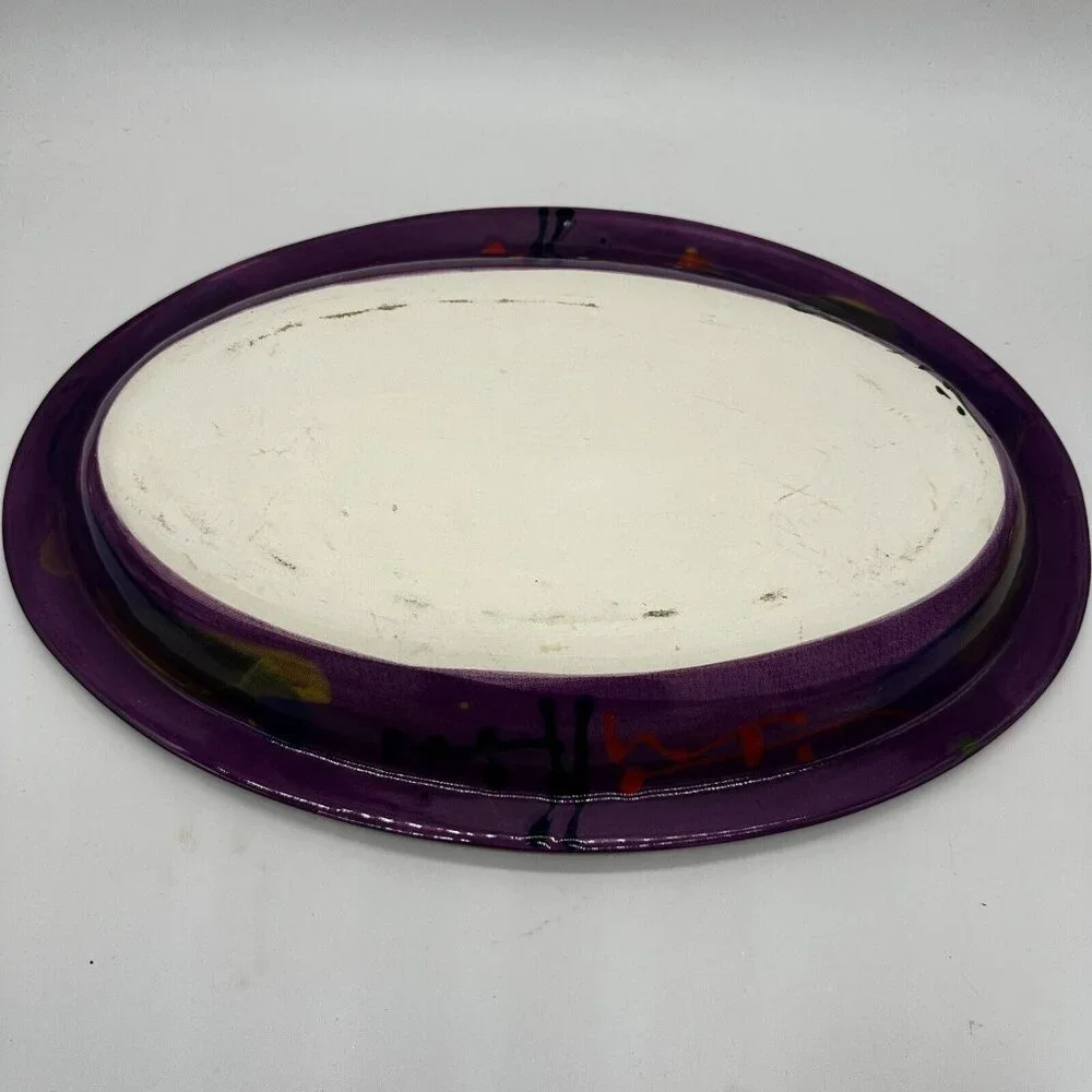 Cooks New Zealand Large Oval Platter Tray Vegetable Pasta Bowl 17 X 11 ‎ Modern